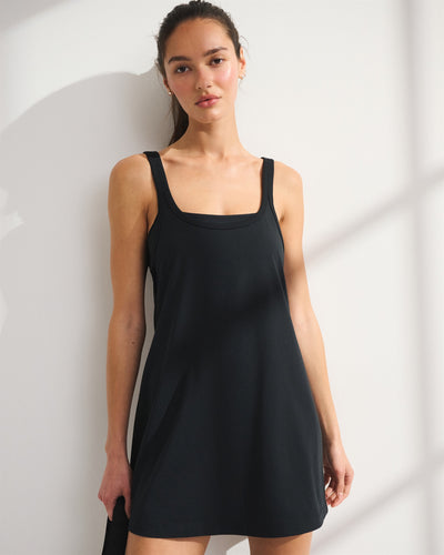 YPB On The Go Double-Layered Mini Dress