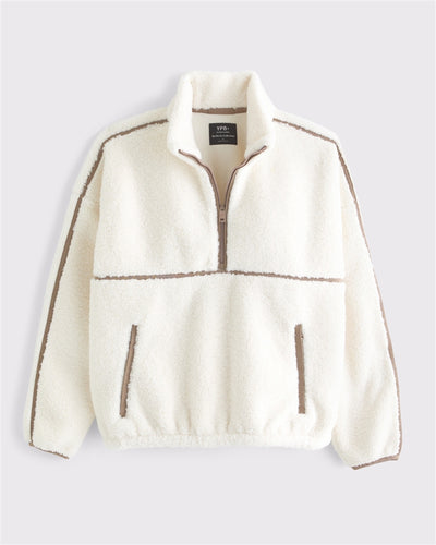 YPB On The Go Sherpa Half-Zip Sweatshirt