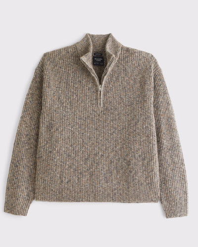 A&F Essential Half-Zip Sweater