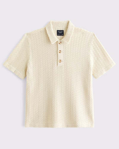 100% Cotton 3-Button Sweater Polo