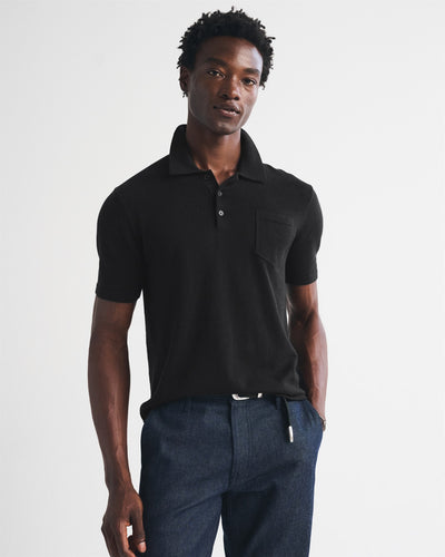 100% Pima Cotton Sweater Polo