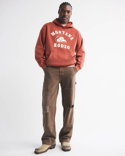 Montana Rodeo Graphic Popover Hoodie