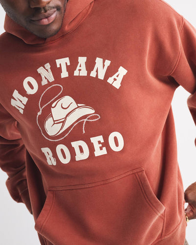 Montana Rodeo Graphic Popover Hoodie
