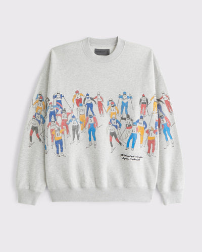 Ski Graphic Crew Sweatshirt
