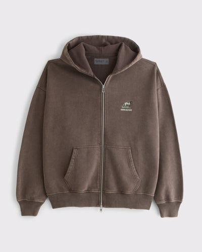 Logo Full-Zip Hoodie