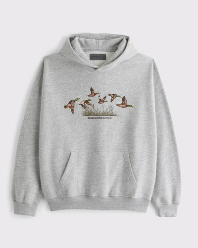 Graphic Logo Popover Hoodie