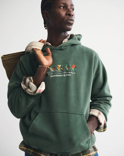 Graphic Logo Popover Hoodie