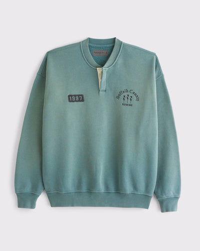 Henley Graphic Sweatshirt