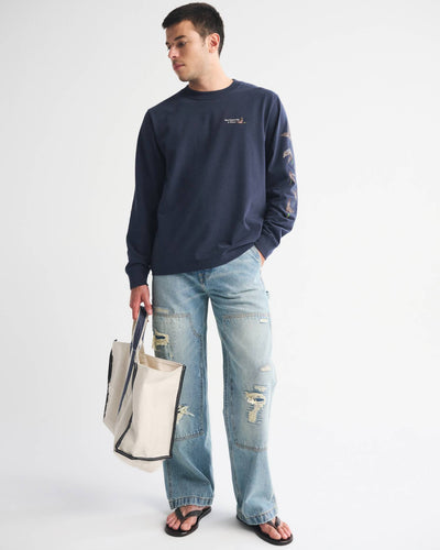 Long-Sleeve Premium Heavyweight 2.0 Graphic Logo Tee