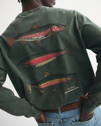 Long-Sleeve Premium Heavyweight 2.0 Graphic Logo Tee