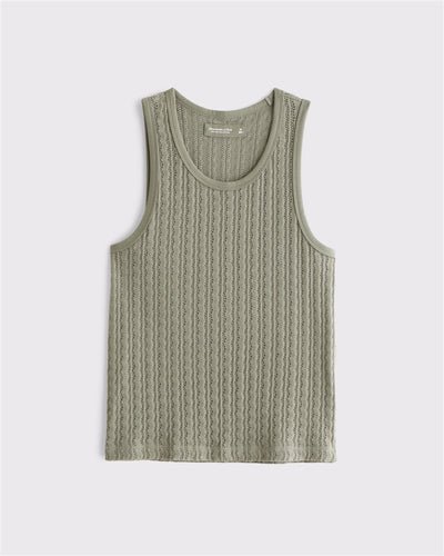 Pointelle Tank