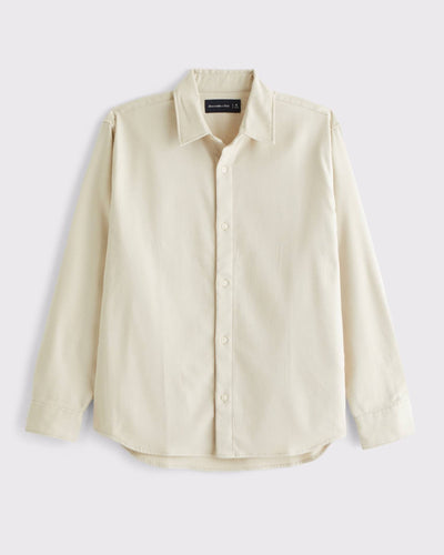 Brushed Button-Up Shirt