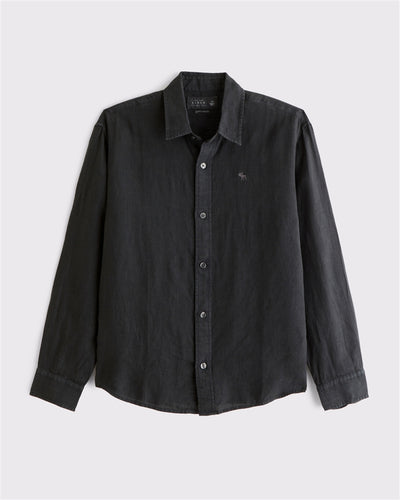 100% Linen Icon Button-Up Shirt