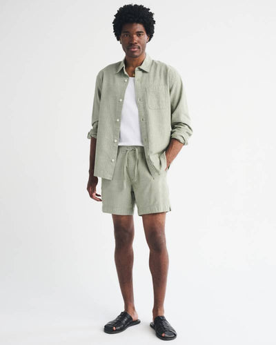 Seersucker Pull-On Short