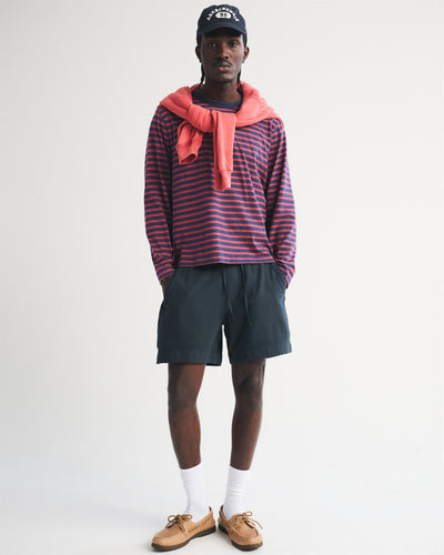 Cotton Texture Pull-On Short