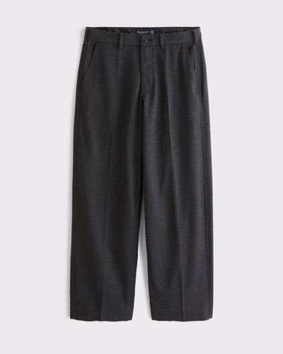 Brushed Woven Baggy Trouser