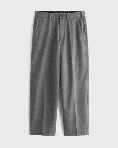 Brushed Woven Baggy Trouser
