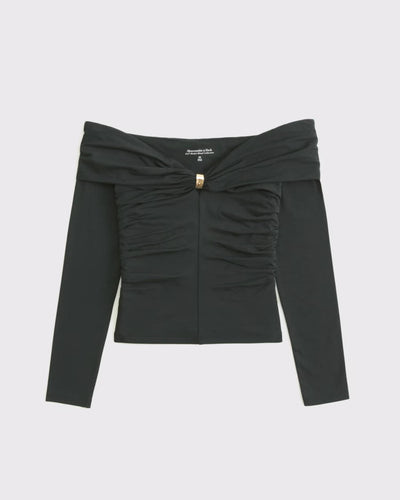 Off-The-Shoulder Hardware Top