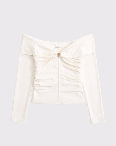 Off-The-Shoulder Hardware Top