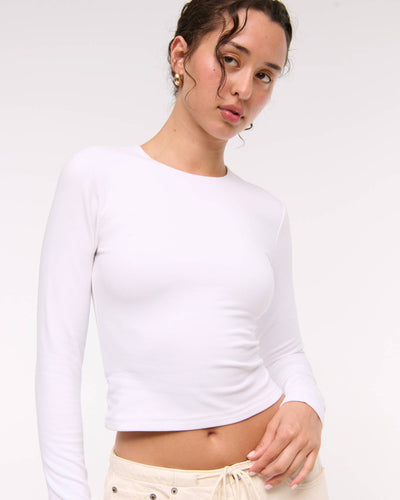 Double-Lined Long-Sleeve Baby Tee