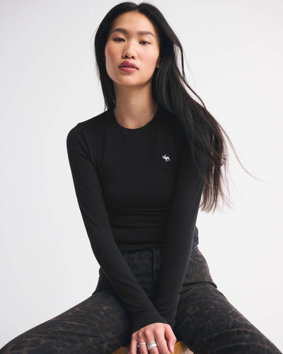 Long-Sleeve Icon Crew Top