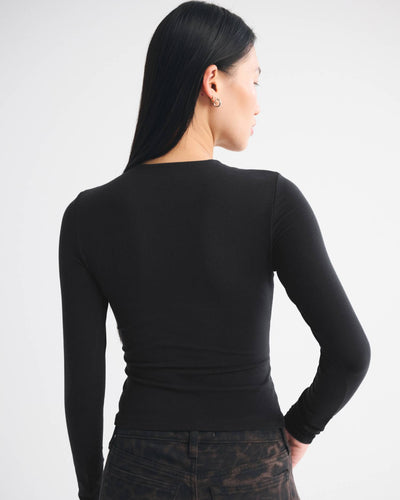 Long-Sleeve Icon Crew Top