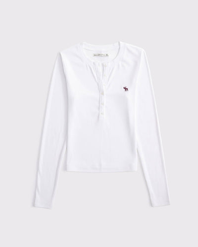 Long-Sleeve Icon Henley Top