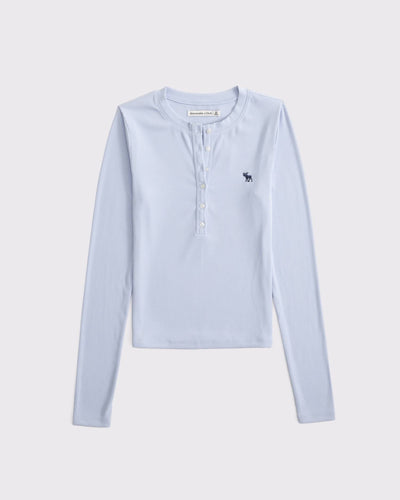 Long-Sleeve Icon Henley Top