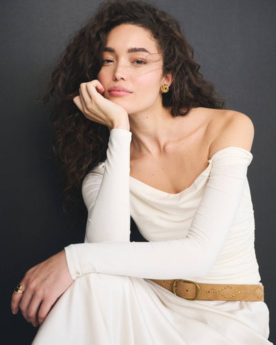 Long-Sleeve Asymmetrical Twist Top