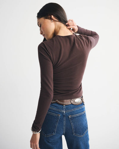 Double-Lined Long-Sleeve Baby Tee