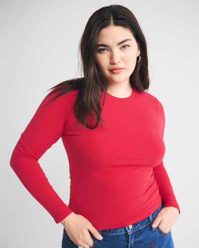 Double-Lined Long-Sleeve Baby Tee