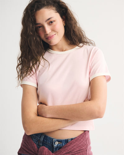 Essential Polished Body-Skimming Tee