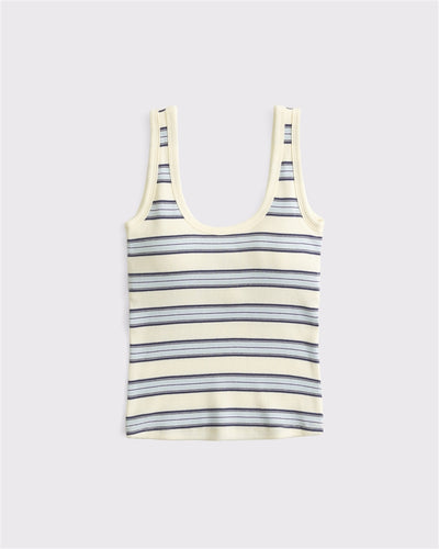 Bra-Free Rib Scoopneck Tank