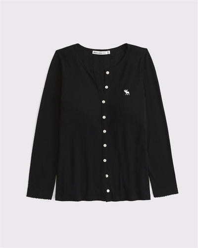 Bra-Free Pointelle Cardigan Tank Set