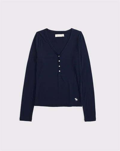 Icon Long-Sleeve Rib Henley