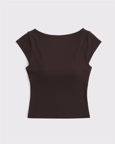 Bra-Free Reversible Scoopneck Top