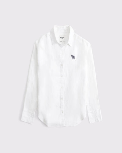 Oversized 100% Linen Icon Shirt
