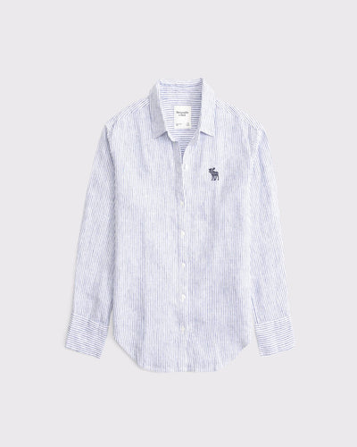 Oversized 100% Linen Icon Shirt