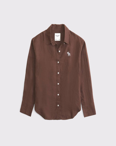 Oversized 100% Linen Icon Shirt