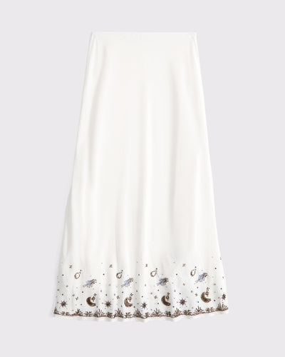 High Rise Maxi Skirt