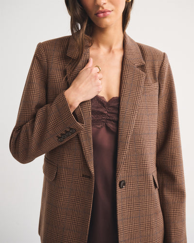 Classic Wool-Blend Blazer