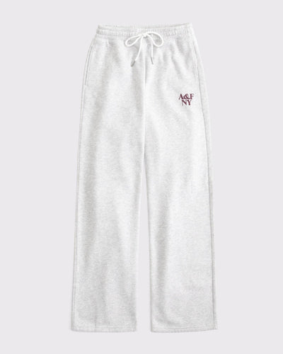Logo Relaxed Straight Sweatpant