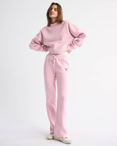 High Rise Flare Logo Sweatpant