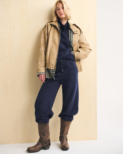 Sunday High Rise Wide Leg Sweatpant