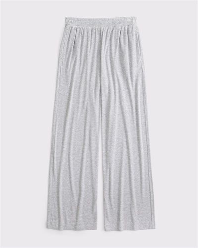 Wide Leg Ribbed Sleep Pant