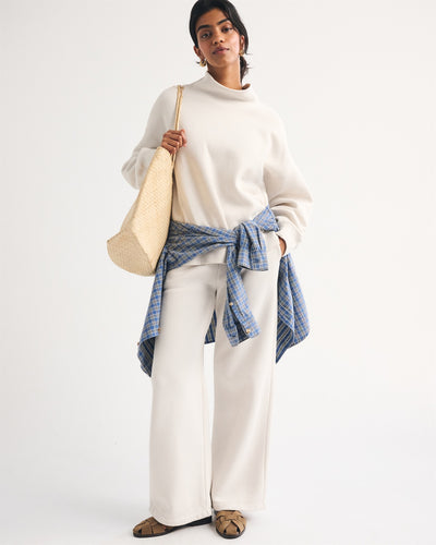 Sunday High Rise Wide Leg Sweatpant