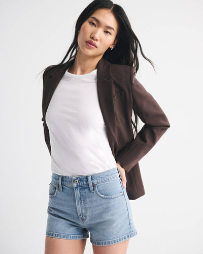 High Rise Mom Short