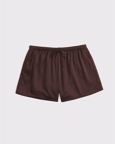High Rise Satin Short