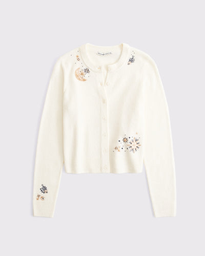 Shrunken Crew Cardigan