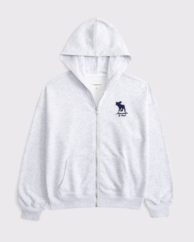 Graphic Logo Terry Full-Zip Hoodie